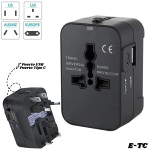 Adaptador Viajero Convertidor Universal