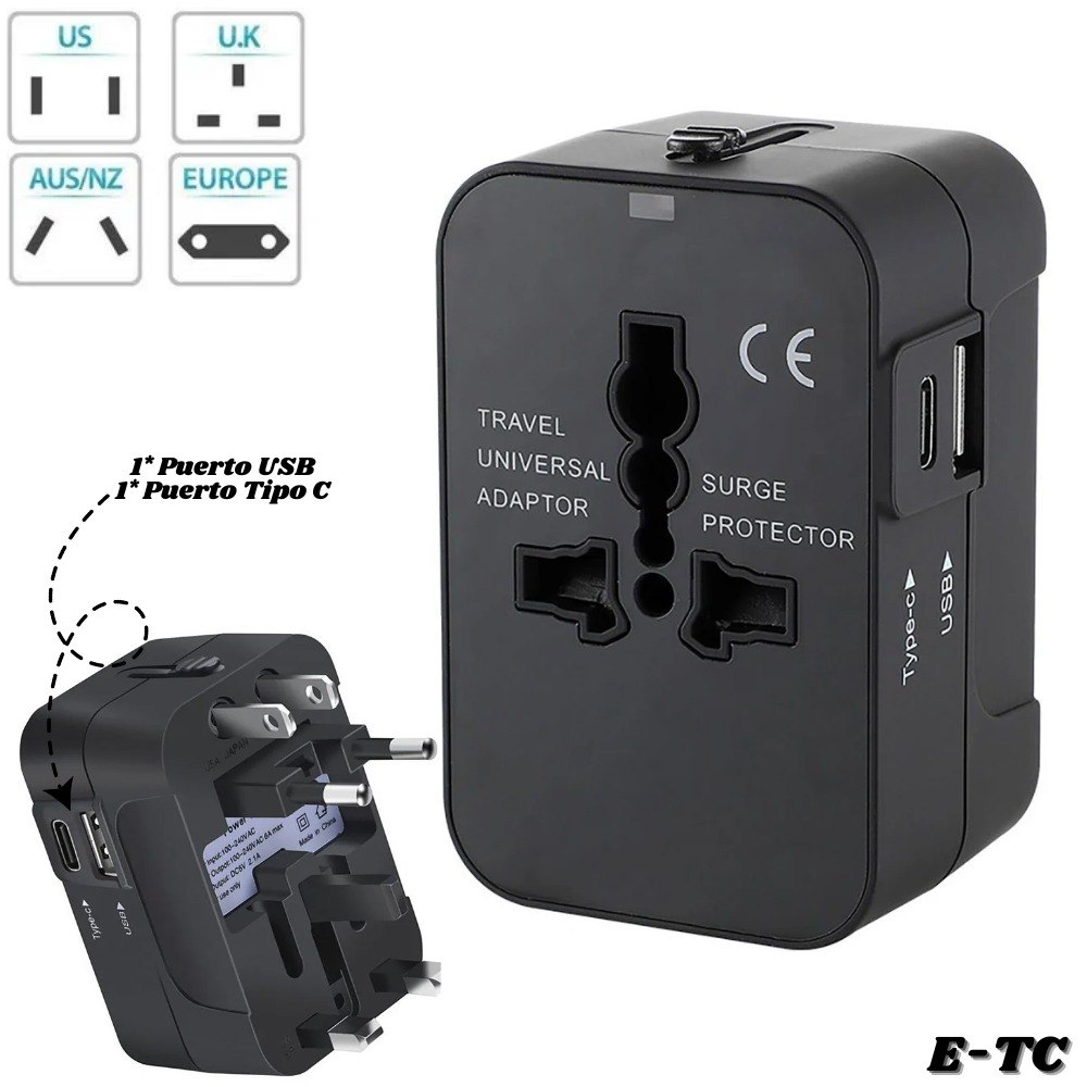 Adaptador Viajero Convertidor Universal - Imagen 1
