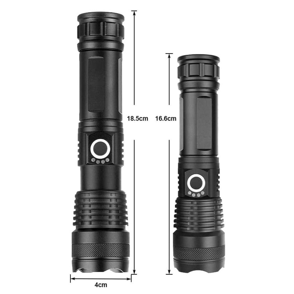 Linterna Tactica Led Recargable PB-2063 - Imagen 4