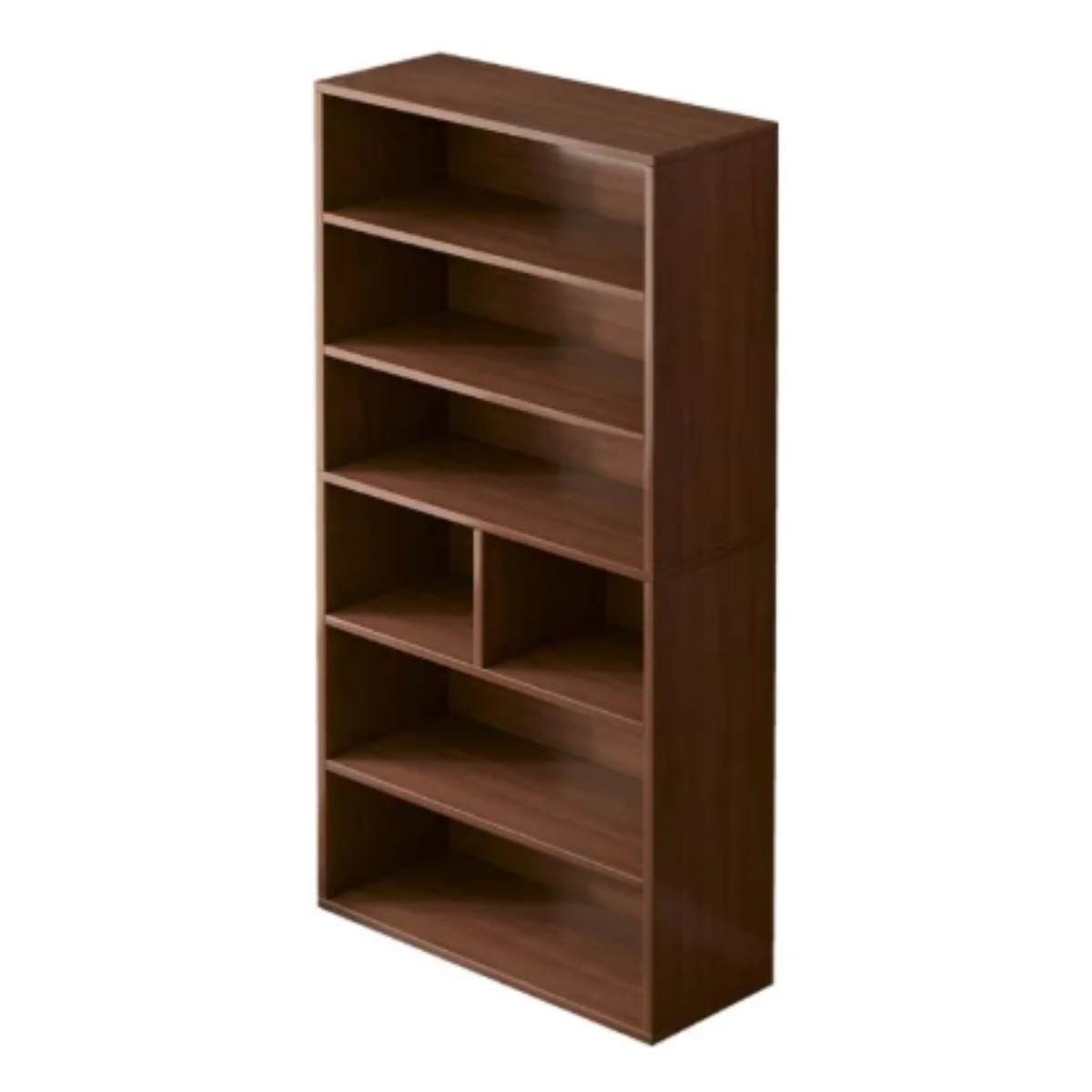 Biblioteca Lisa Nogal Oscuro 60x24x162 - Imagen 5
