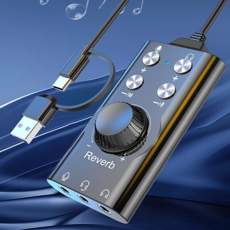 Adaptador Mezclador De Canto En Vivo 7.1