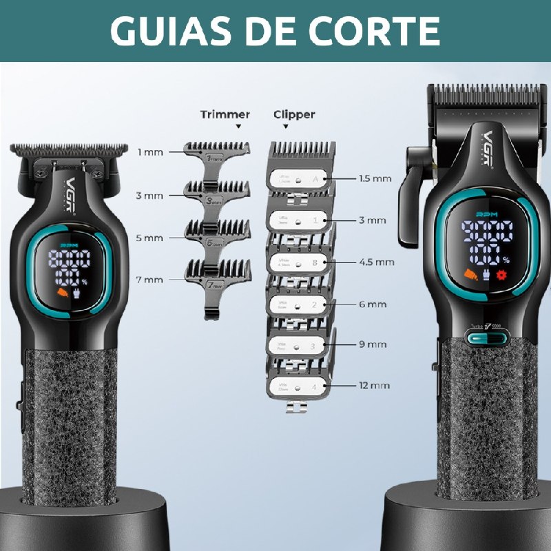 Combo Maquina Motilar Clipper V-886 S2 - Imagen 3