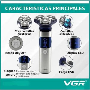 Maquina Rasuradora De Afeitar Vgr V-328