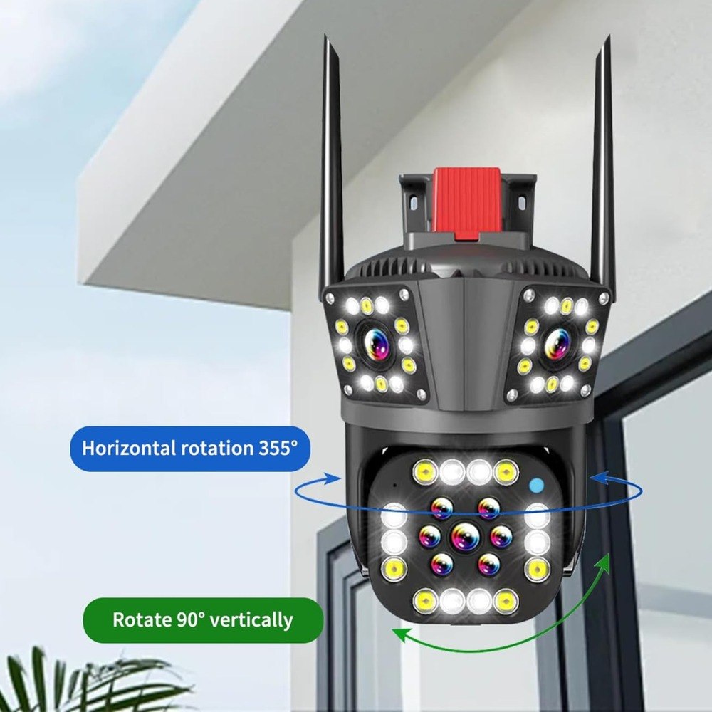 Camara De Seguridad Ip V380 3 Lentes - Imagen 2