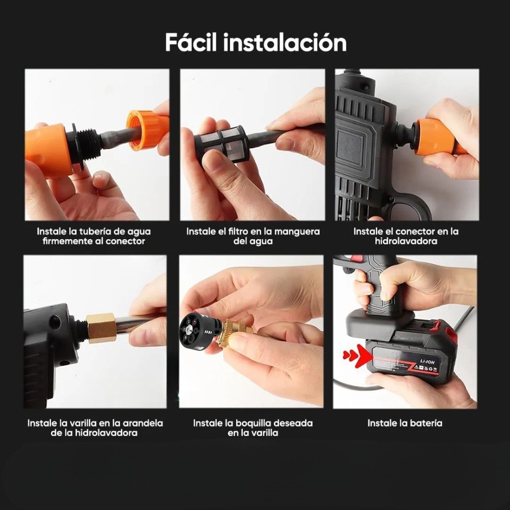 Hidrolavadora Inalambrica 48V Pistola - Imagen 1