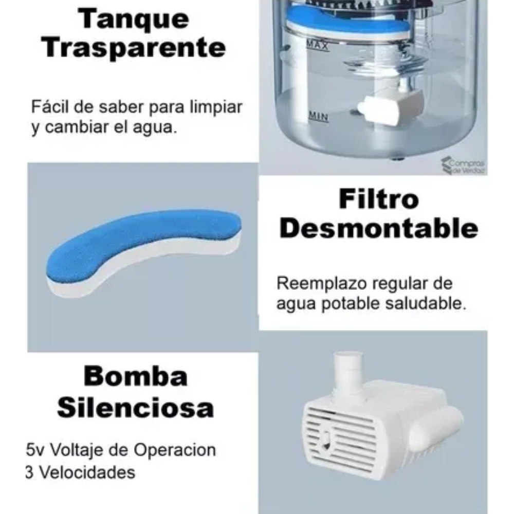 Bebedero Fuente Grifo De Agua Automatico - Imagen 2