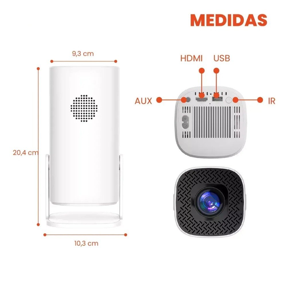 Proyector De Pantalla Android Tv P30 Aud - Imagen 1