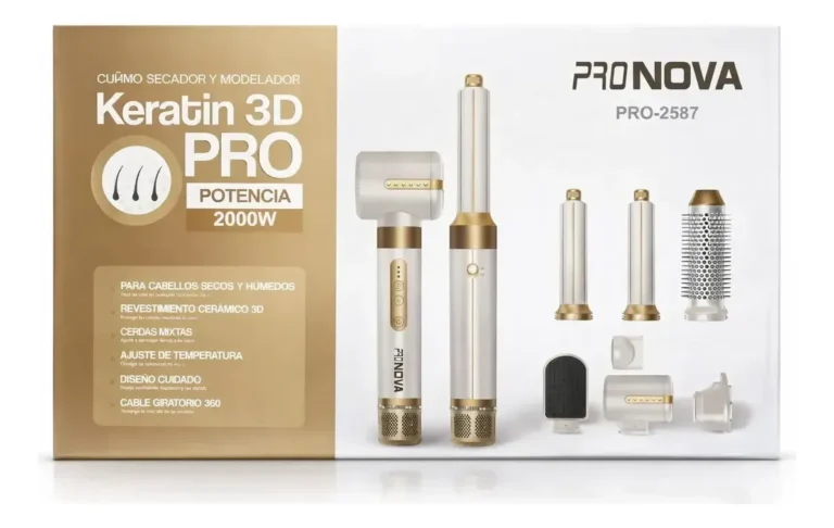 Combo Secador 7 En 1 Pronova Pro-keratin