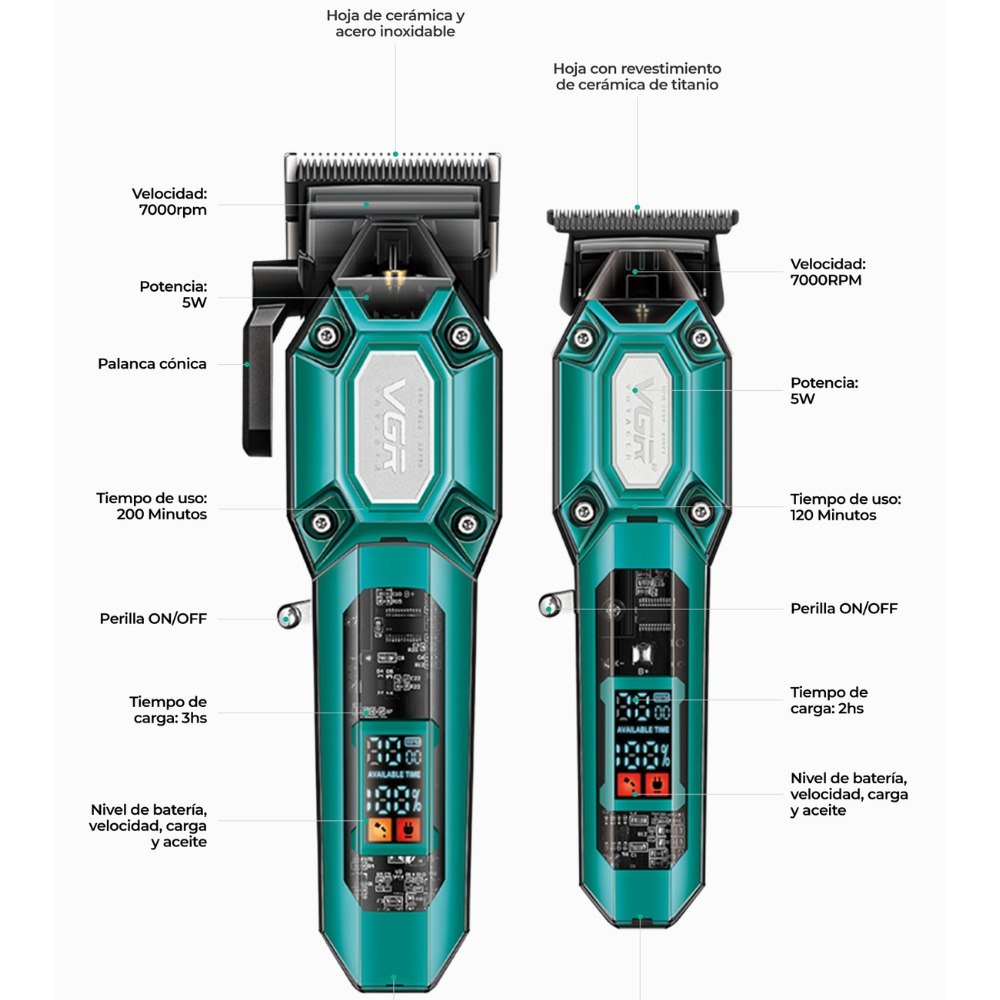 Combo 2 En 1 MaquinaVgr V-600 V-900 - Imagen 3