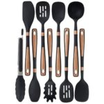 Set De Utensilios Para Cocina X16 Negro