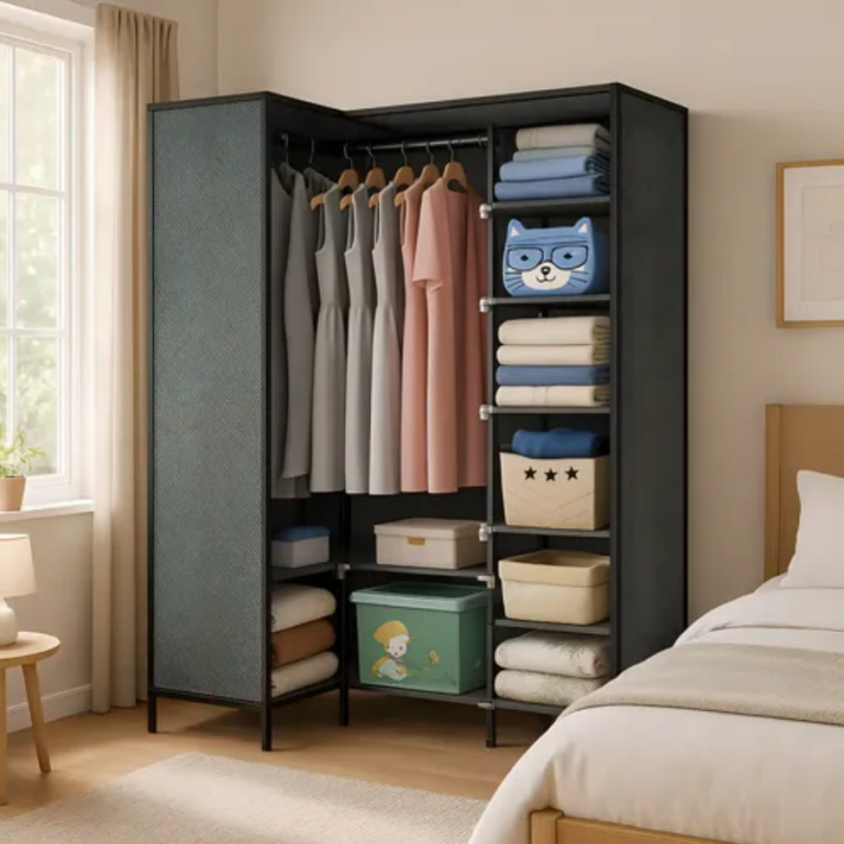 CLOSET ORGANIZADOR ESQUINERO 8 CUERPOS