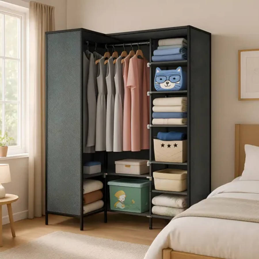 CLOSET ORGANIZADOR ESQUINERO 8 CUERPOS - Imagen 1