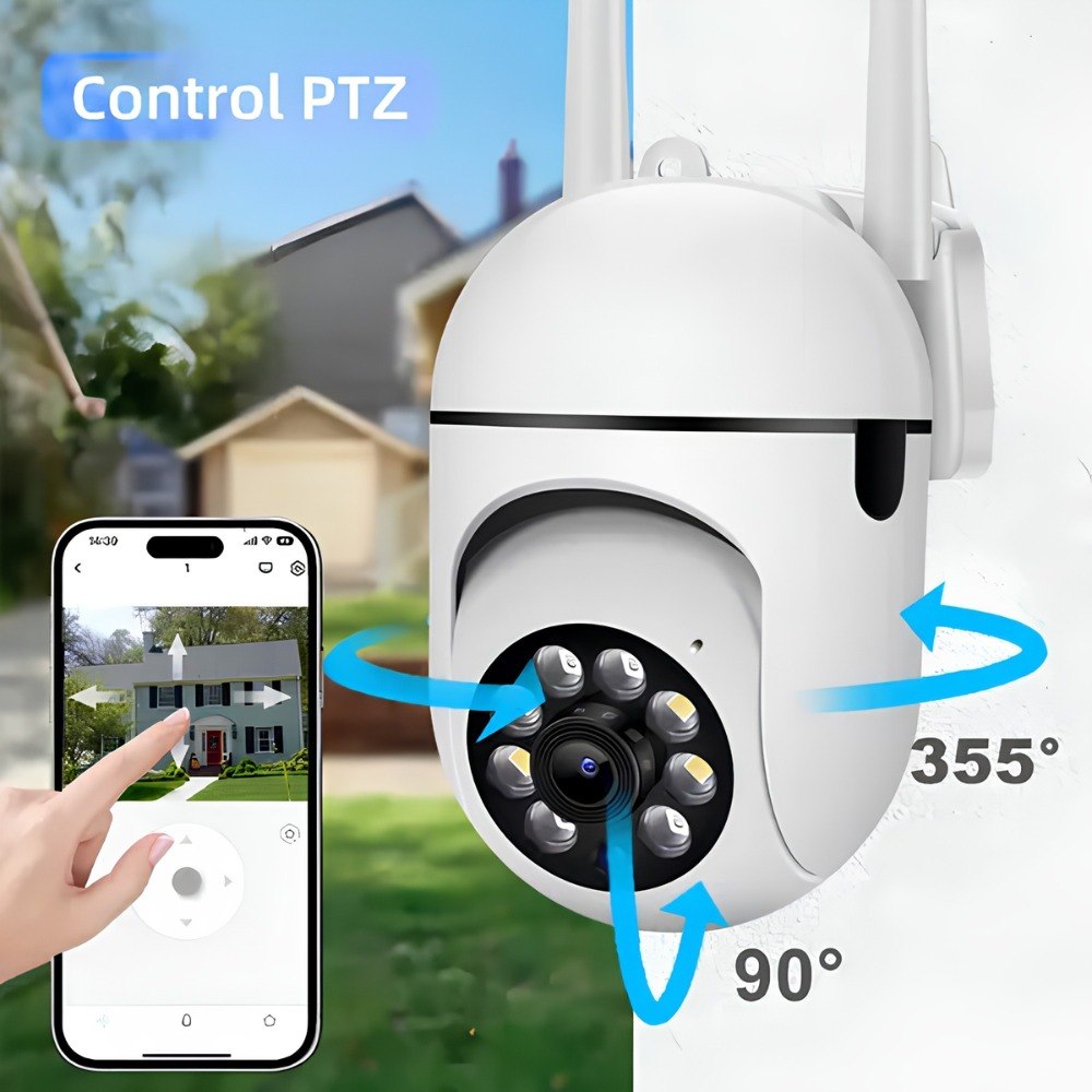 Camara De Seguridad Wifi 2 Antenas Robot - Imagen 2