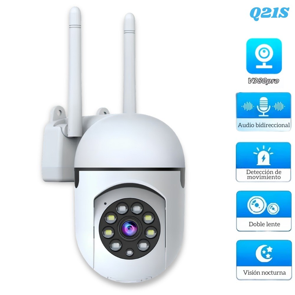 Camara De Seguridad Wifi 2 Antenas Robot - Imagen 1