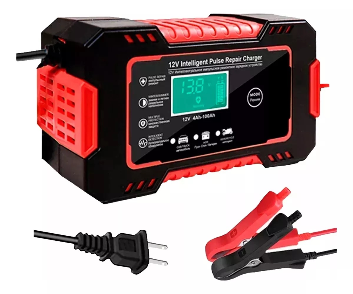 Cargad Bateria Carro Moto 12v+Raches X46 - Imagen 2