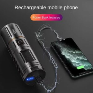 Linterna Tactica Led Recargable Usb Zoom