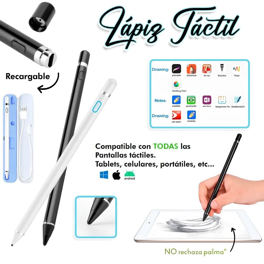 Lapiz Optico Tactil Recargable Hx-29 Ipe - Imagen 1