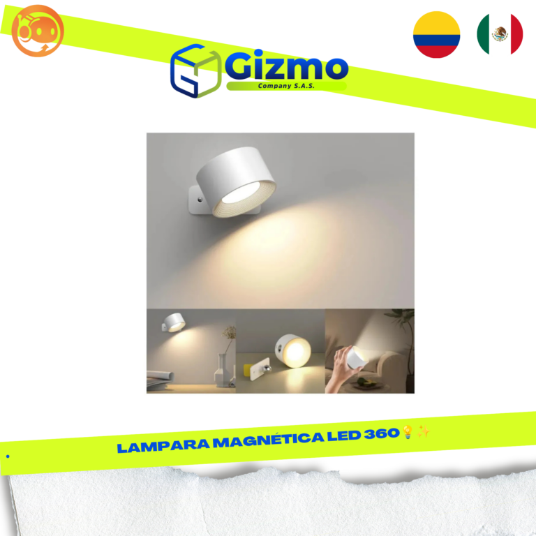 Lampara Magnética Led 360💡✨