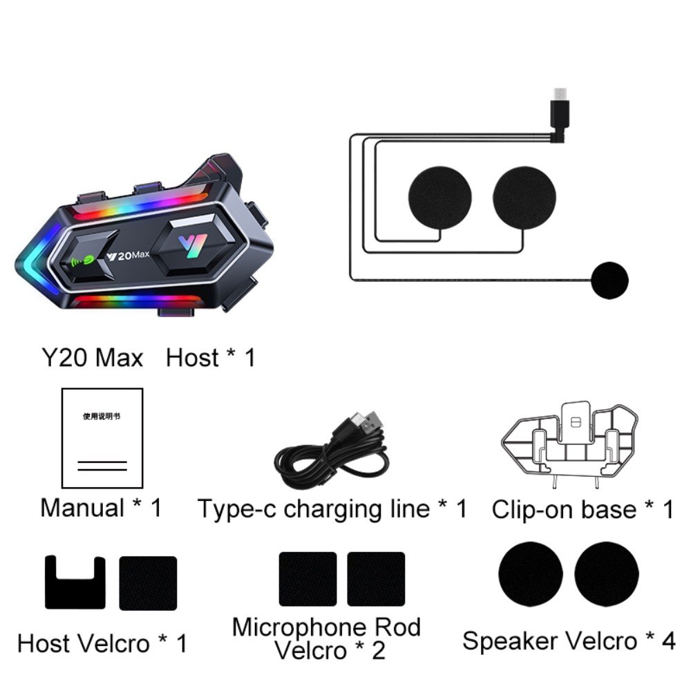 Intercomunicador Para Casco Moto Y20 - Imagen 3