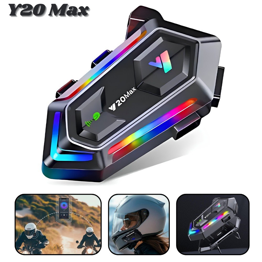 Intercomunicador Para Casco Moto Y20 - Imagen 1