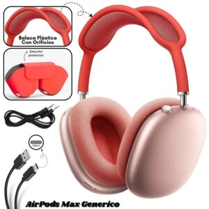 Audifono AirPods Max Generico Rojo