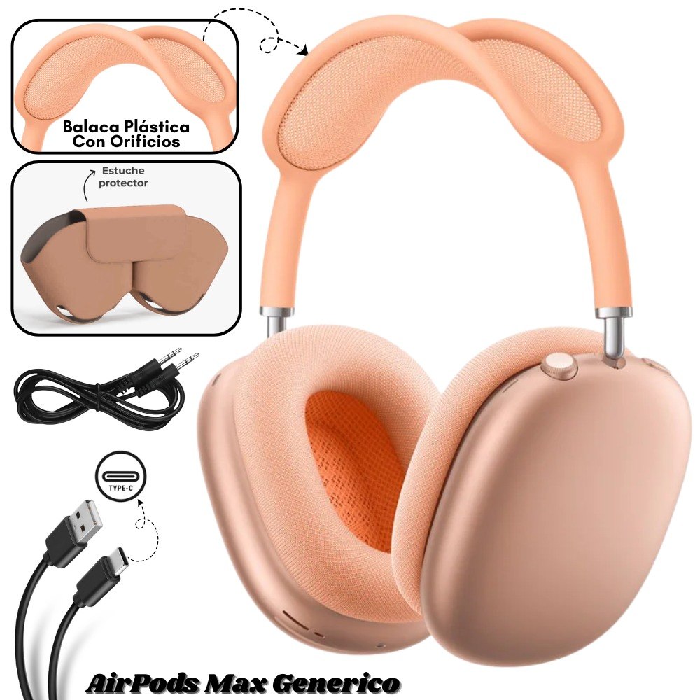 Audifono AirPods Max Generico Rosado - Imagen 1