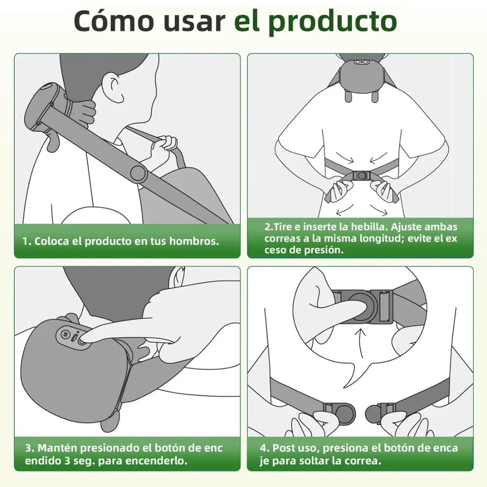 Masajeador Corporal Inalambrico Tortuga - Imagen 3