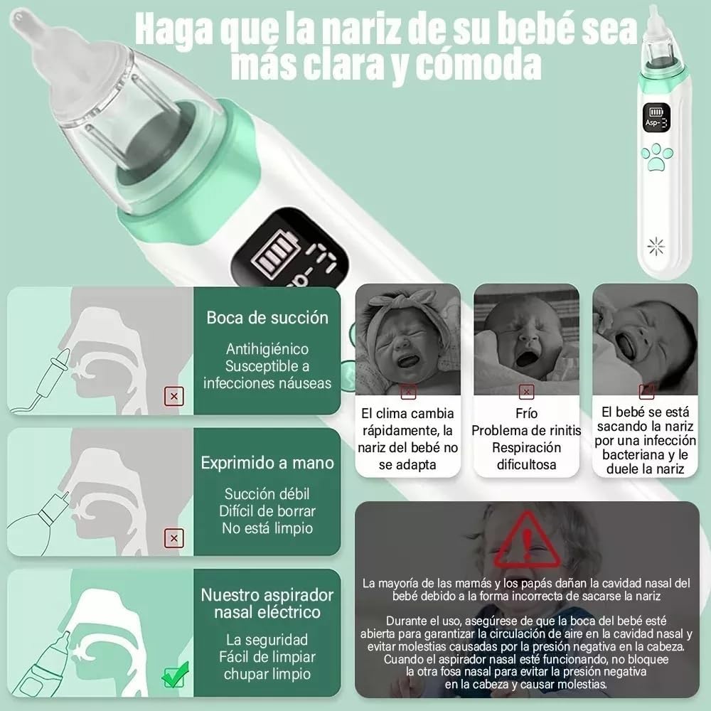 ASPIRADOR NASAL ELÉCTRICO - Imagen 3