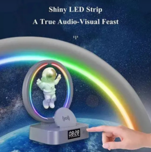 LAMPARA ASTRONAUTA RELOJ LED R