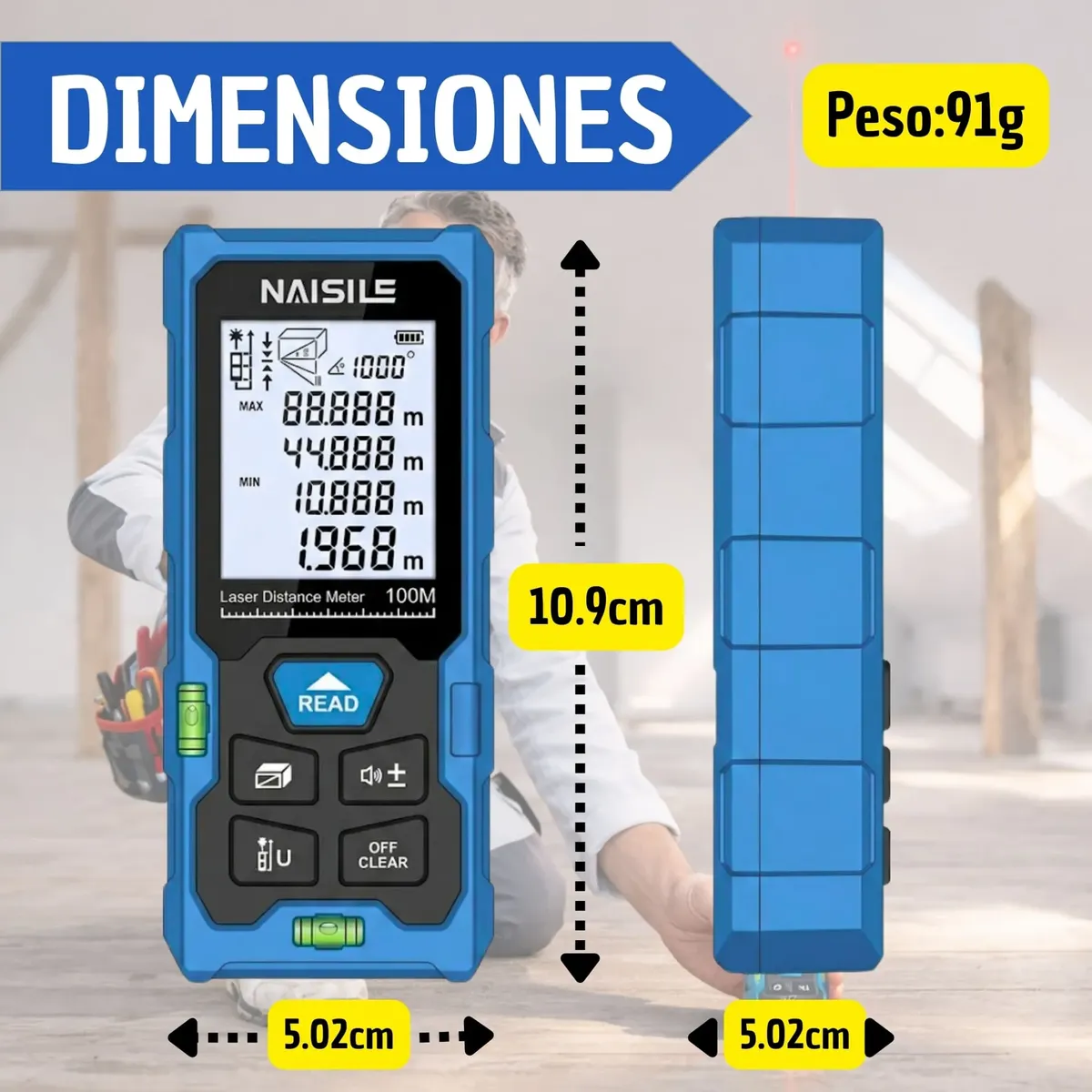 MEDIDOR DE DISTANCIA LASER - Imagen 2