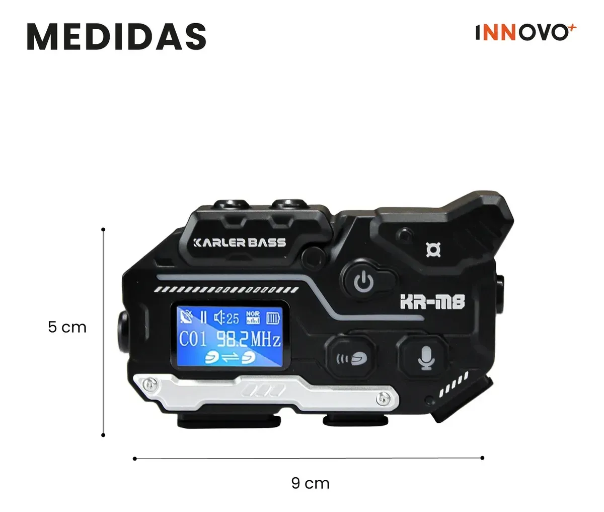 INTERCOMUNICADOR PARA MOTO M8 TC - Imagen 3