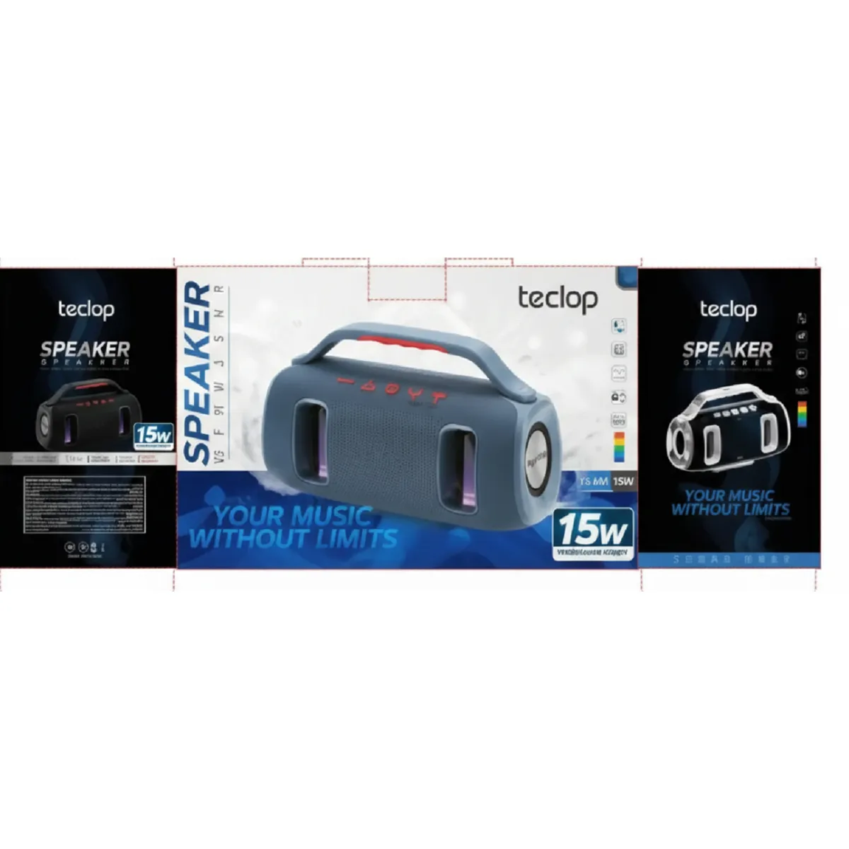PARLANTE BLUETOOTH 15W TC - Imagen 2