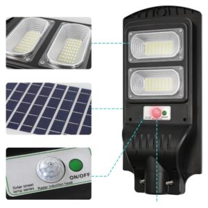 Lampara Solar Reflector Panel Solar 100W