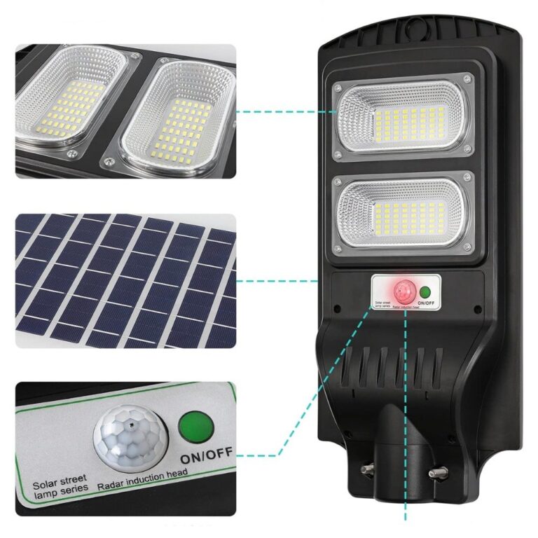 Lampara Solar Reflector Panel Solar 100W