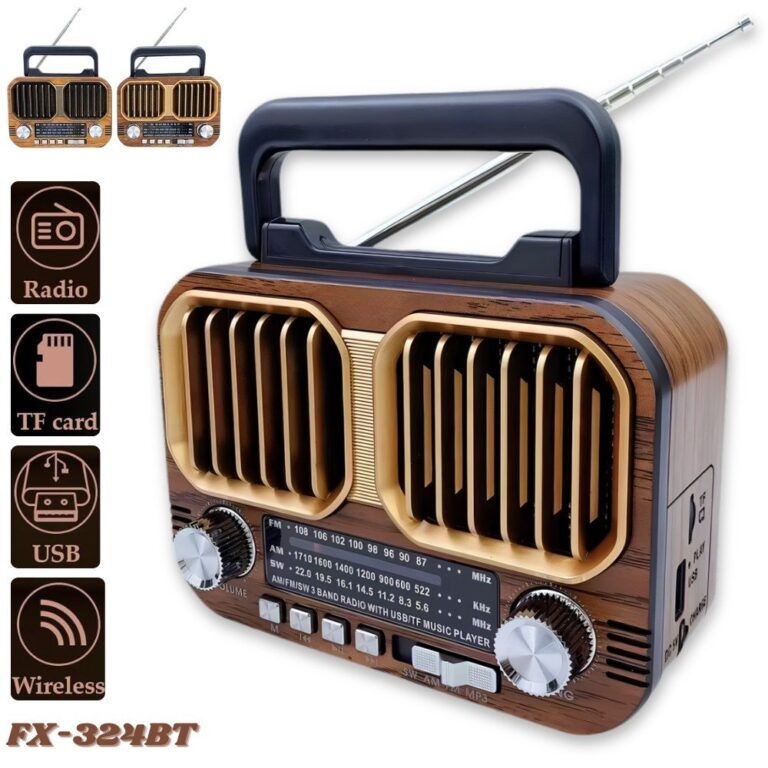 Radio Parlante Retro Vintage Fx-324bt