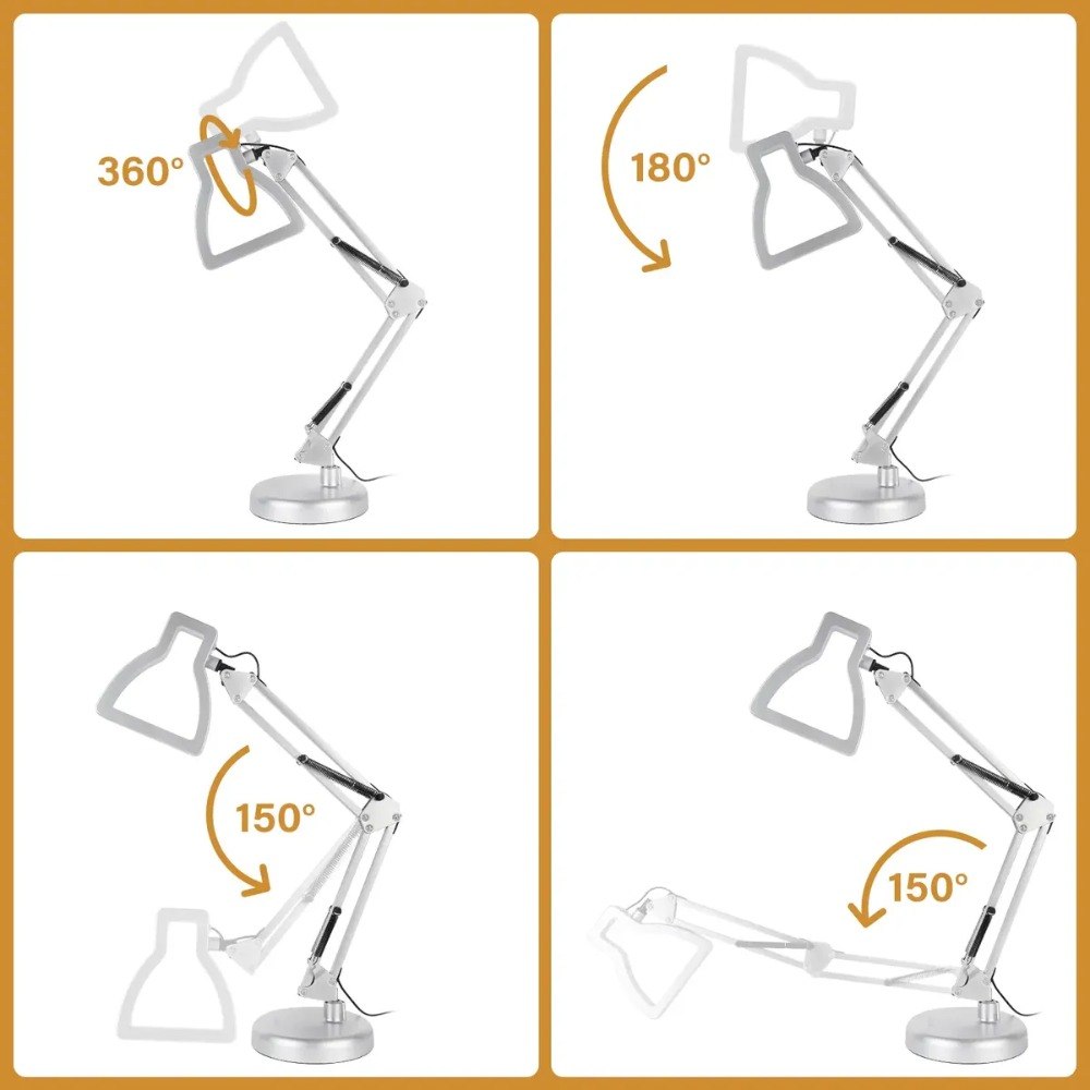 Lampara LED Escritorio Metalica AT-1003 - Imagen 4