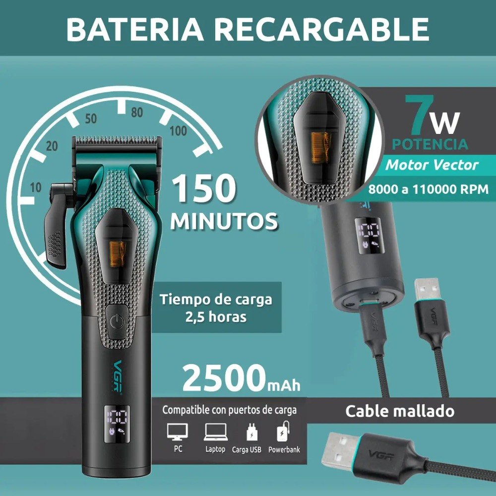 Maquina De Motilar Cortadora Vgr V-271 - Imagen 2