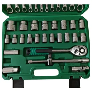 Set Herramientas 37 Pieza Llaves Y Copas