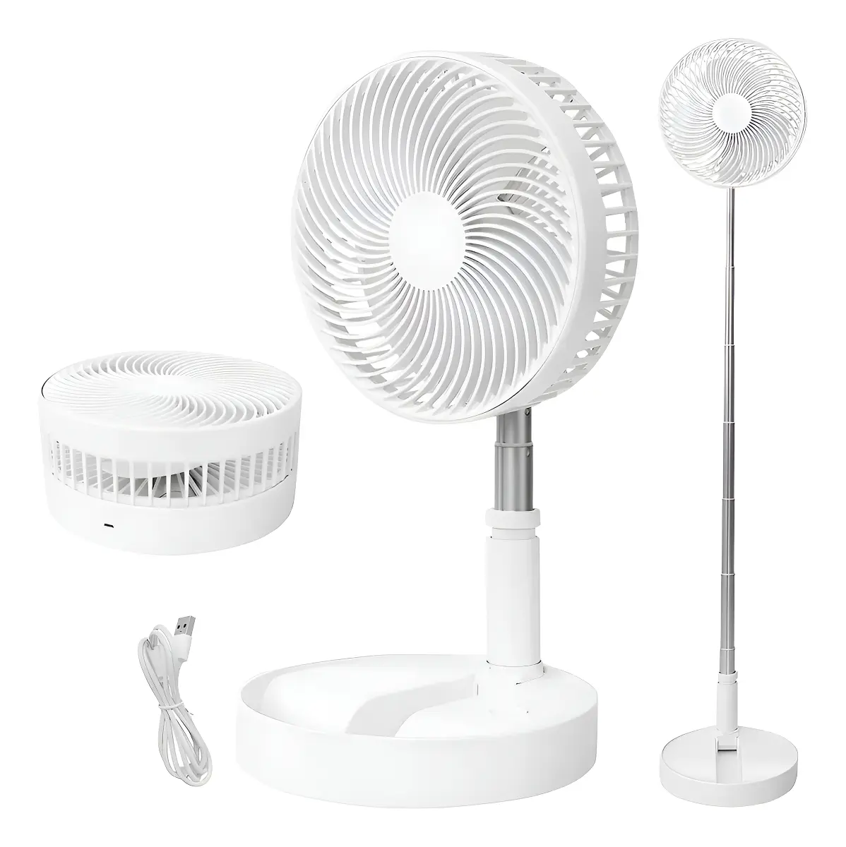Ventilador Portátil Recargable Tripode - Imagen 3