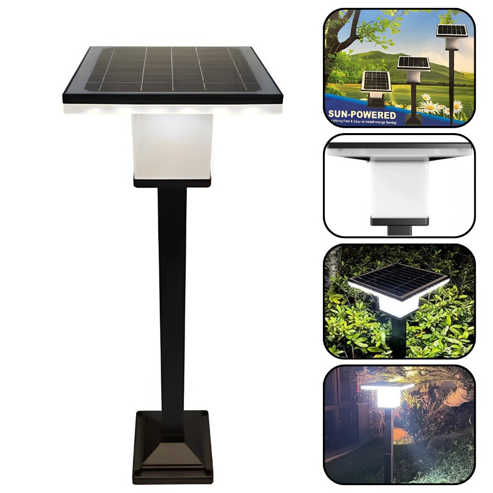 Lampara Solar De Jardin Para Exterior - Imagen 1