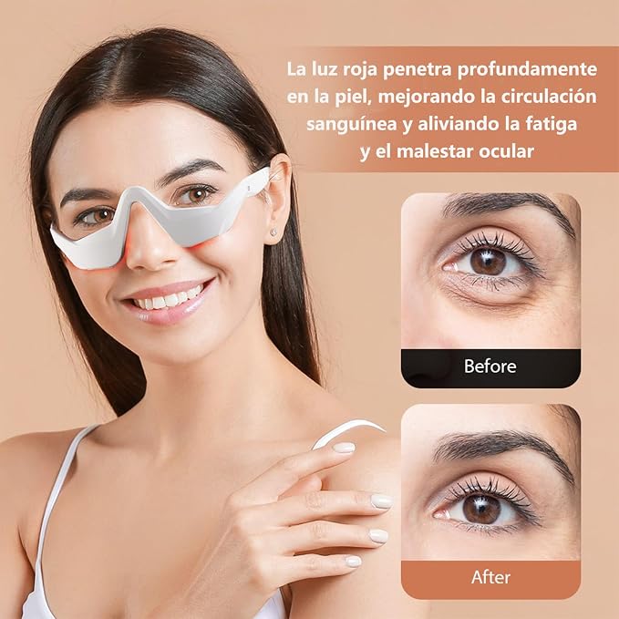 Gafas Ojeras Arrugas Terapia Luz Roja 3D - Imagen 4