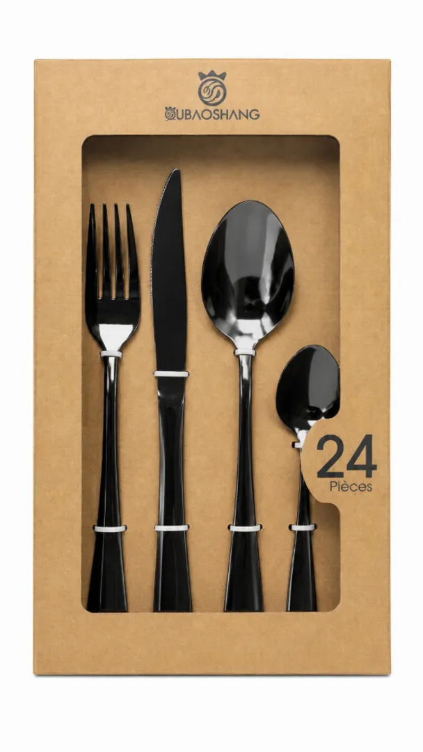 SET DE CUBIERTOS UBAOSHANG X24 PIEZAS AC - Imagen 4