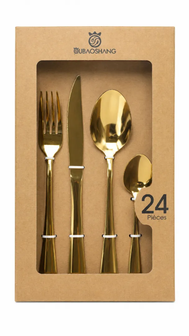SET DE CUBIERTOS UBAOSHANG X24 PIEZAS AC - Imagen 3