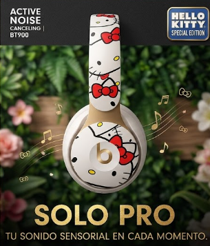 AUDIFONOS B900 HELLO KITTY - Imagen 2