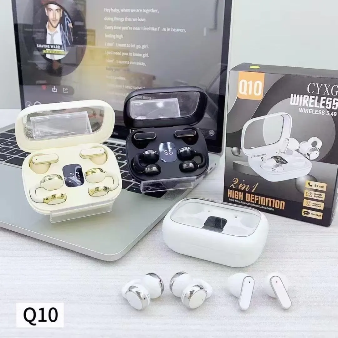 AUDIFONOS INALAMBRICOS 2 EN 1 Q10 ALTA D - Imagen 2