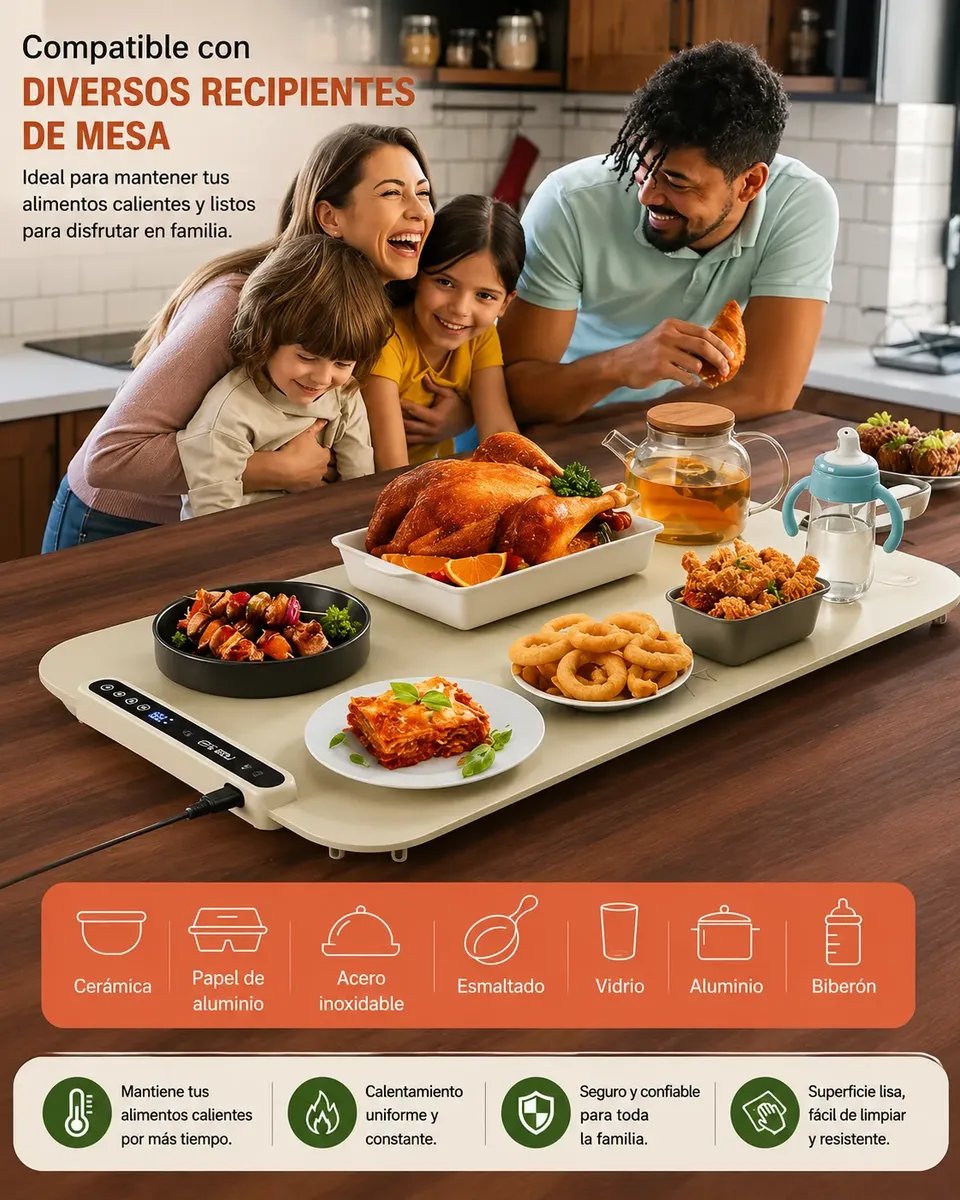 Tapete Calentador Alimentos Eléctrico🔥 - Imagen 3