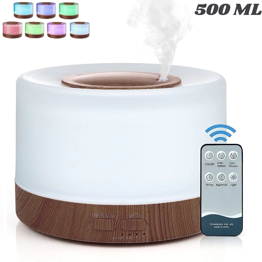 Humidificador Difusor De Aromas 500 Ml B - Imagen 2