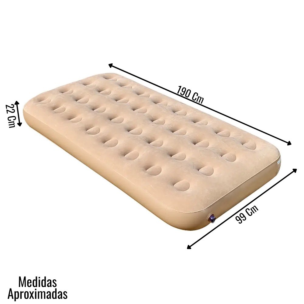 Colchon Inflable Colchoneta Para Acampar - Imagen 3