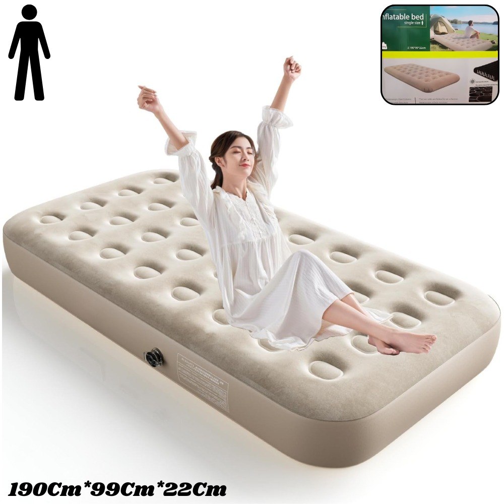 Colchon Inflable Colchoneta Para Acampar - Imagen 1
