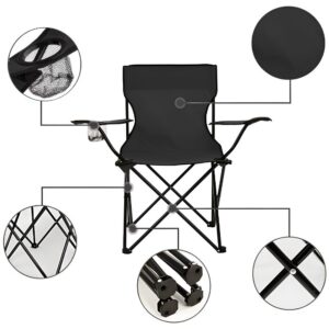 Silla Plegable Con Portavasos Camping